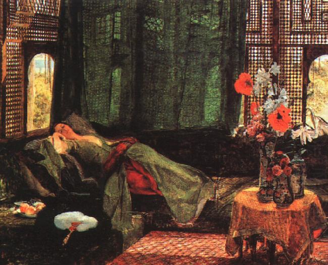 John Frederick Lewis The Siesta china oil painting image